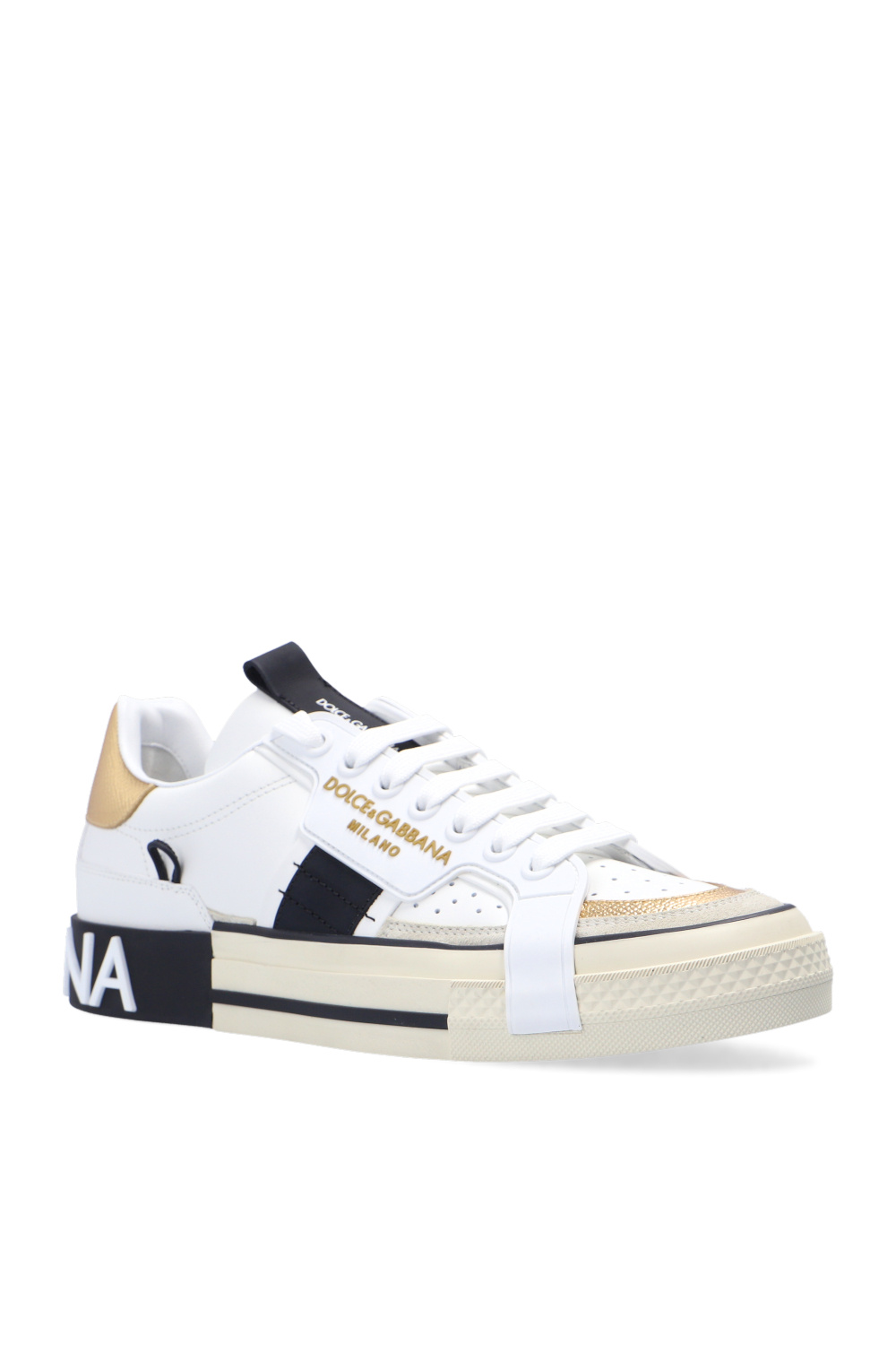Leather sneakers Dolce & Gabbana - SchaferandweinerShops Leather sneakers Dolce & Gabbana - SchaferandweinerShops